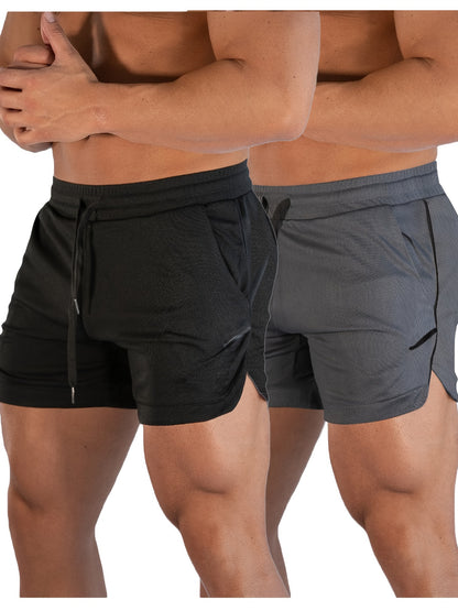 Men's Gym Workout Shorts Running Lightweight Athletic Short Pants Bodybuilding Training