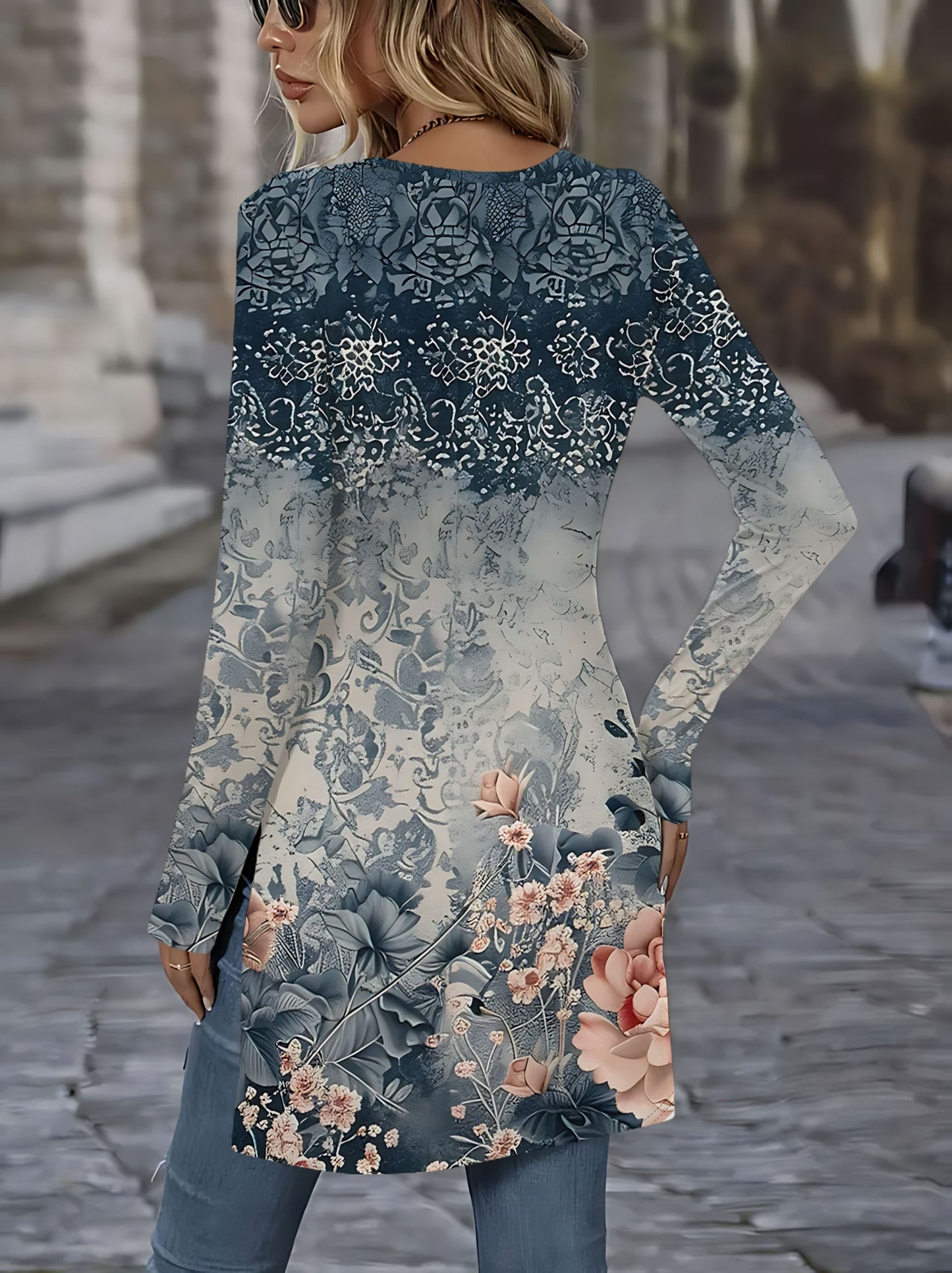 2D Flat Printing Women's Slit Dresses, Dresses, Dresses, Low-priced Dresses, Elegant And Unique Dresses, Elegant Event Dresses, Casual And Elegant Dresses, 2D Flat