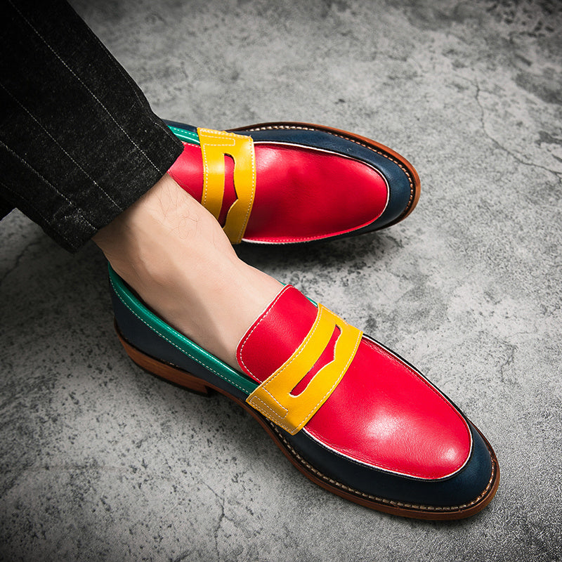 Men's Dress Penny Loafers Comfort Business Casual Slip-on Loafer Shoe Multicolor for Office Daily Walking Driving Shoes