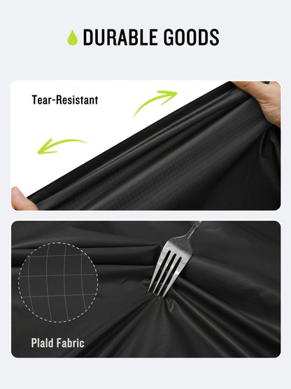 3-In-1 High Quality Hooded Rain Poncho with Side Pockets - Durable Polyester, Windproof for Outdoor Activities Like Camping, Hiking & Cycling