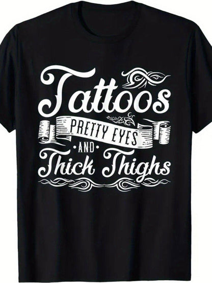 Women's Graphic Print T-Shirt - Round Neck Short Sleeve Travel Style 6533