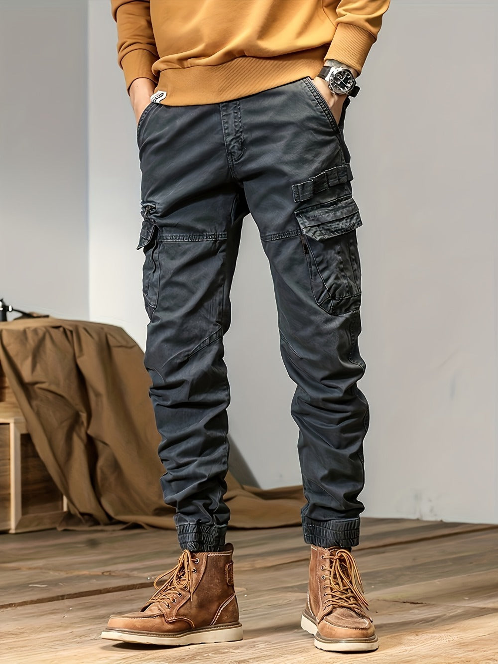 Men's Cargo Pants - Multi Pocket Travel Style