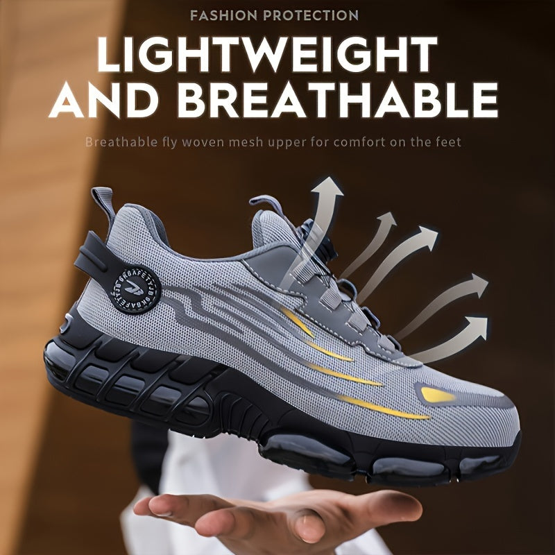 Breathable, Lace-Free Shoes with Soft Soles, Comfortable, Crushing And Puncture-Proof Labor Shoes