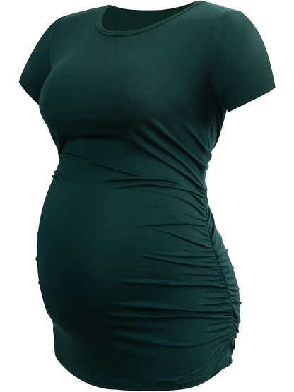 Set of 4 Short Sleeve Maternity Tops for Expecting Mothers
