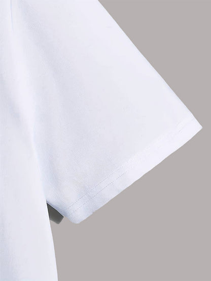Men's Graphic T-Shirt - Round Neck Short Sleeve Modern Style 247397