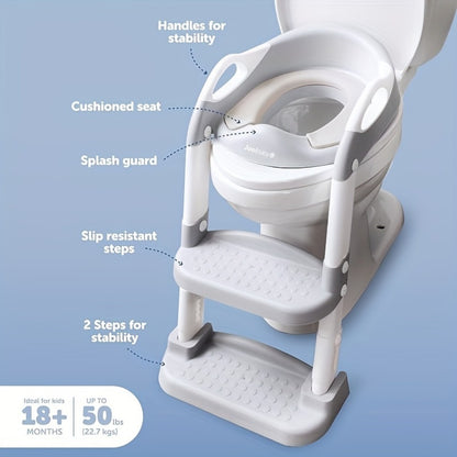 Potty Training Seat - Foldable Adjustable Non-Slip Soft