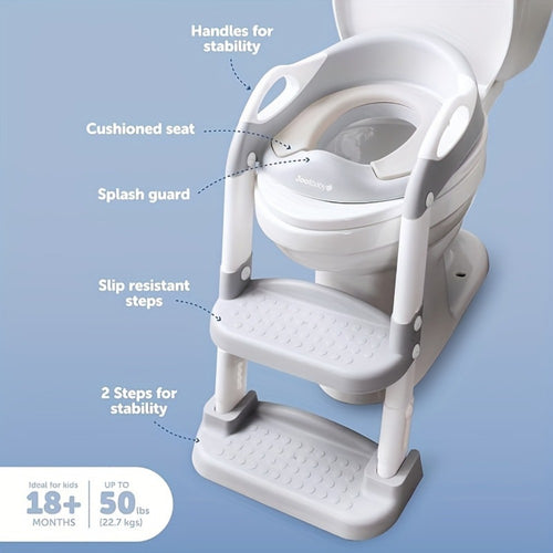 Potty Training Seat - Foldable Adjustable Non-Slip Soft