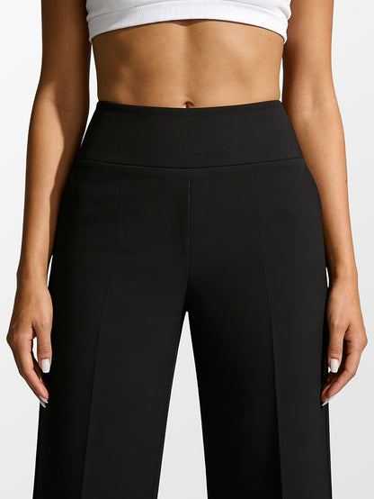 3pcs Yoga Pants Women's Pants, Straight Leg Hanging Casual Pants, Sports And Fitness Pants, Running Pants 3pcs Set, Black/gray/coffee, Spring And Summer Pants, Daily Versatile Wide Leg Pants, Loose And Comfortable Slim Fit