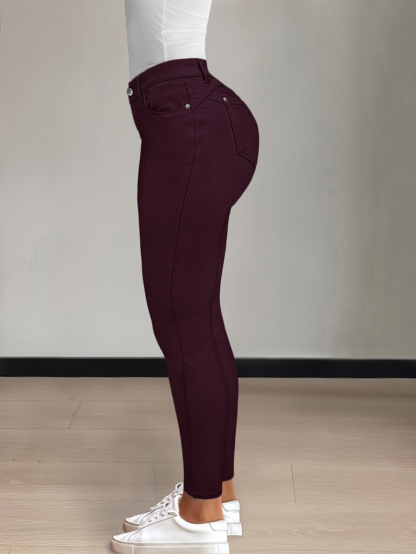 Black High-Waist Jeans - product view 44