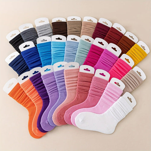 Kids' Solid Color Baby & Kids Socks - 10-Pair Pack