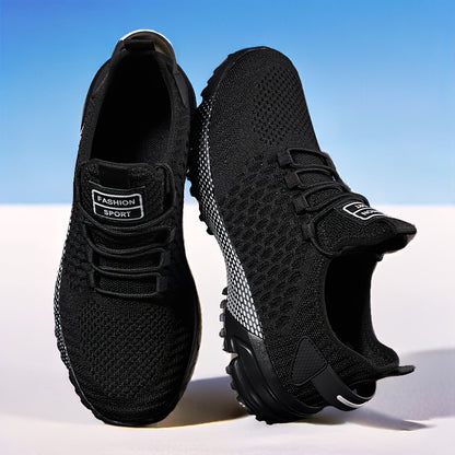 [Breathable Durable Sneakers] Sturdy, Breathable, And Durable Sneakers For Outdoor Jogging - Men's Comfortable Training Shoes