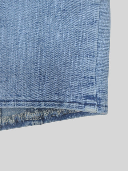 Women's High-Stretch Denim Bandeau Top with Back Zipper - Slim Fit Off-Shoulder Light Blue Washed Jean Tube Blouse, Machine Washable Spring Summer Fall Casual & Dressy Outfits