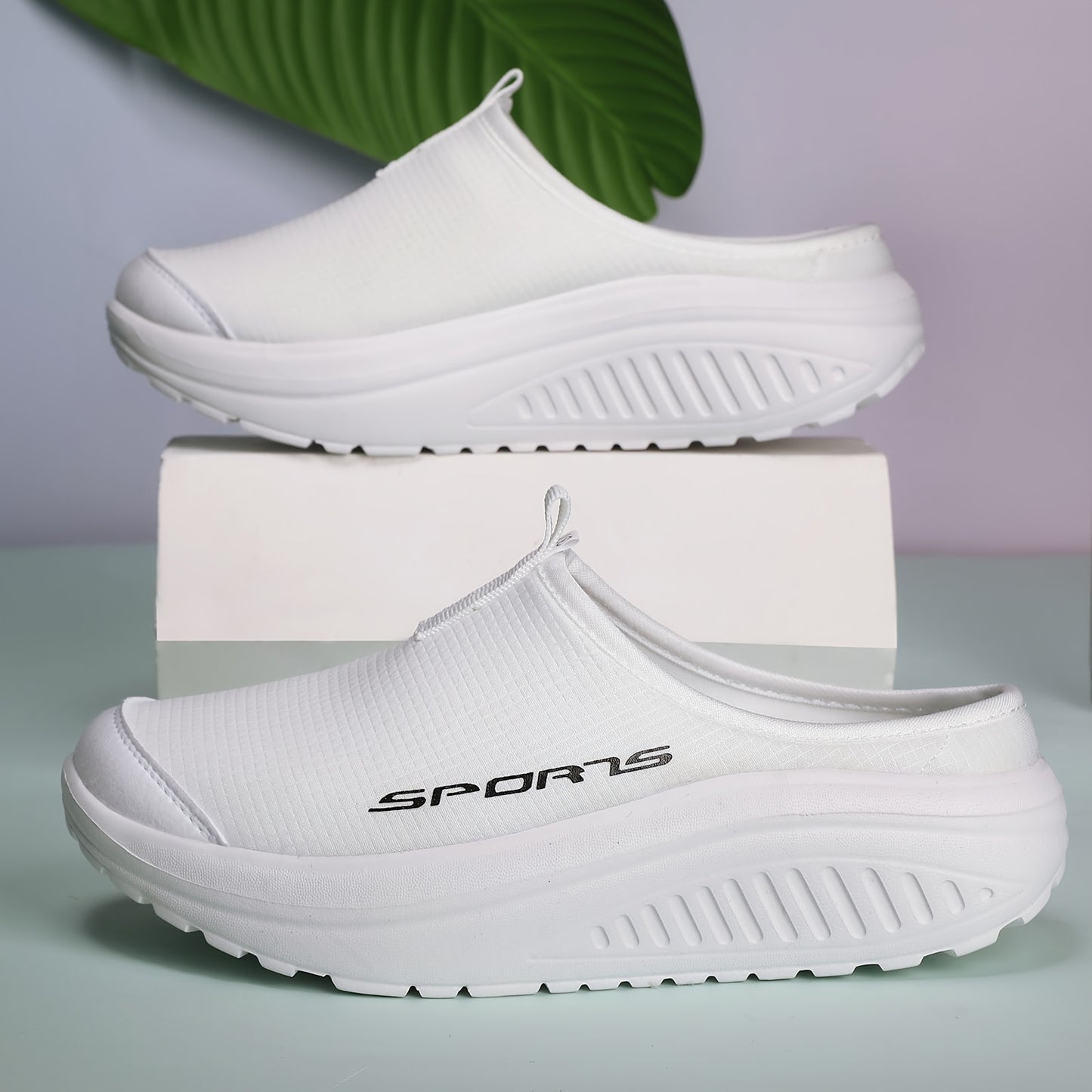 Women'S Casual Sports Platform Shoes Featuring Breathable Fabric Slip-On Design, Equipped with an EVA Sole, Round Toe, And Ankle Strap. These Non-Washable Casual Footwear Are Made in Quanzhou And Suitable for All Seasons