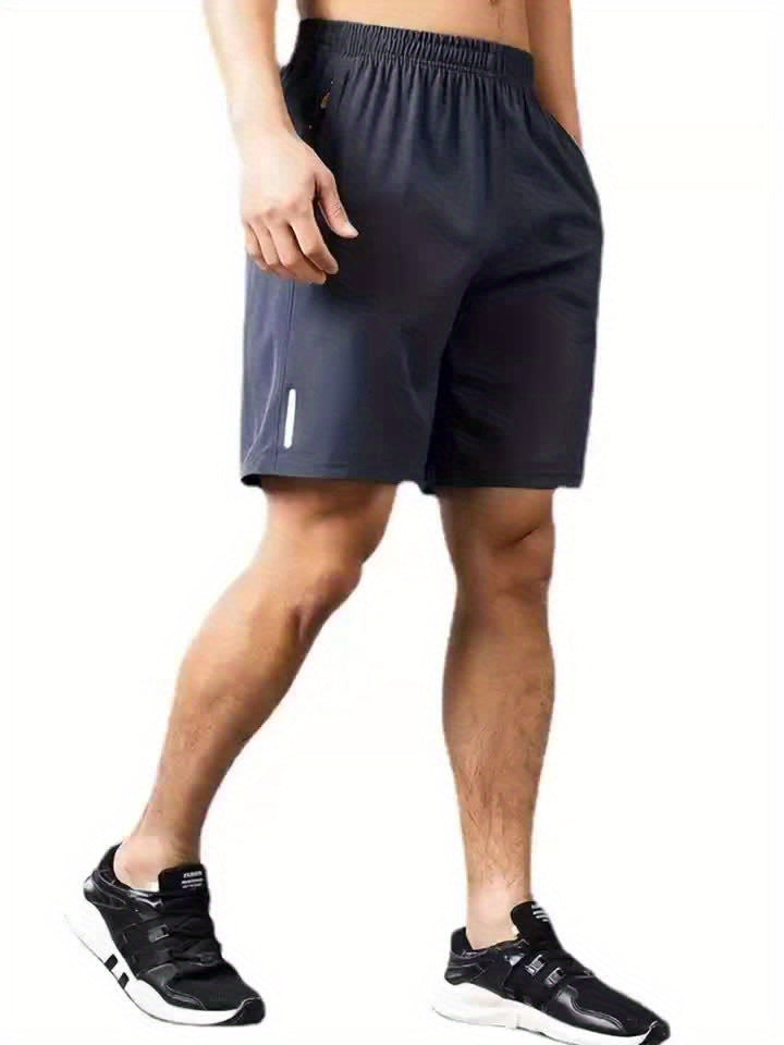 Men's 6pcs Athletic Shorts, Lightweight Quick-Dry Fitness Running Elastic Waistband Shorts with Pockets