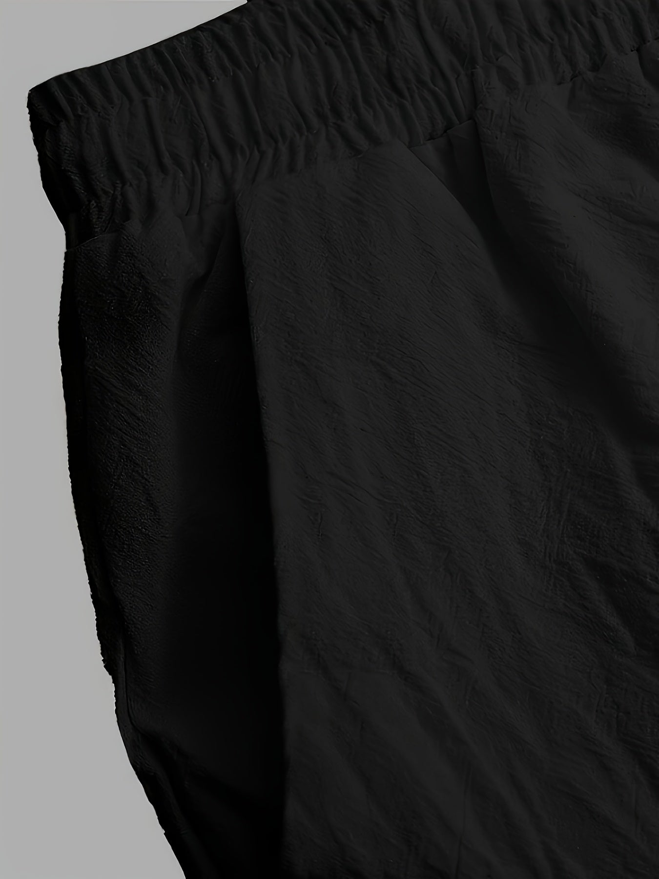 Men'S Washed And Vintage-Style Fabric Casual Straight-Leg Tapered Trousers, Suitable for Everyday Fitness And Outdoor Wear