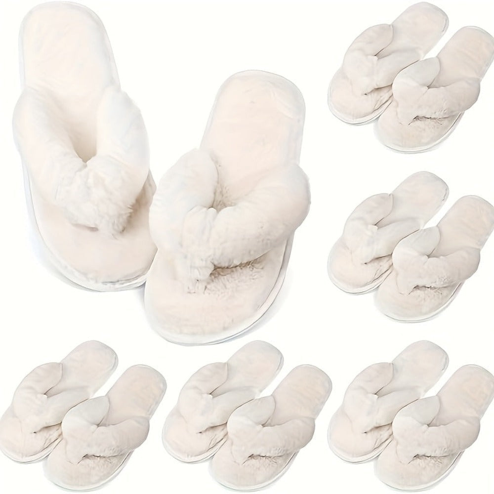 Women's Slippers - Plush Lined for Everyday Wear