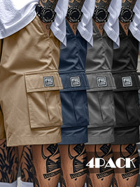 Black + Gray + Blue + Khaki