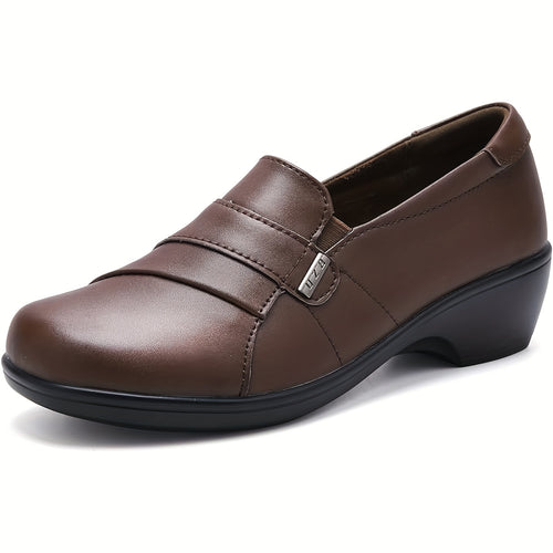 Women's Loafers Comfortable And Lightweight Formal Shoes Low-heeled Slip-on Casual Work Shoes, Women Shoes