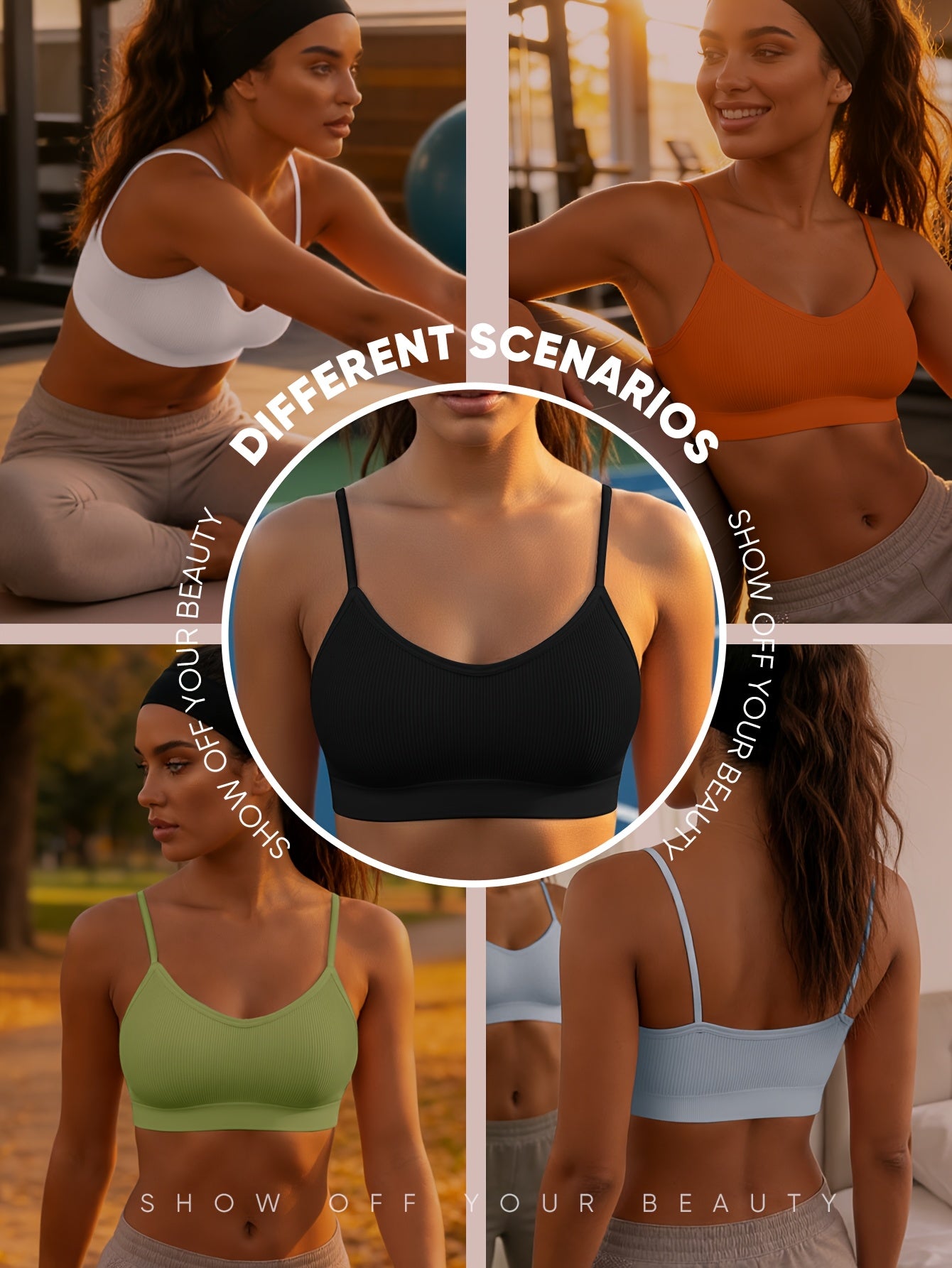 Women's Mixed colors Lace Bra - product view 8