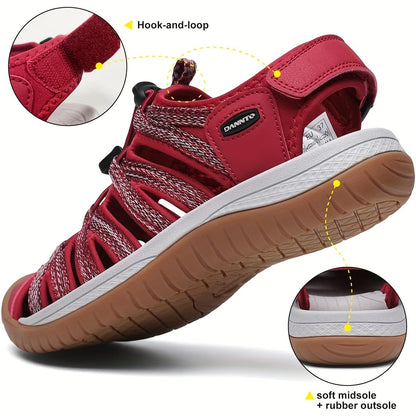 Women's Closed Toe Hiking Sandals Walking Water Sandal Comfort Athletic Sport Outdoor Sandals Casual Sports Sandals