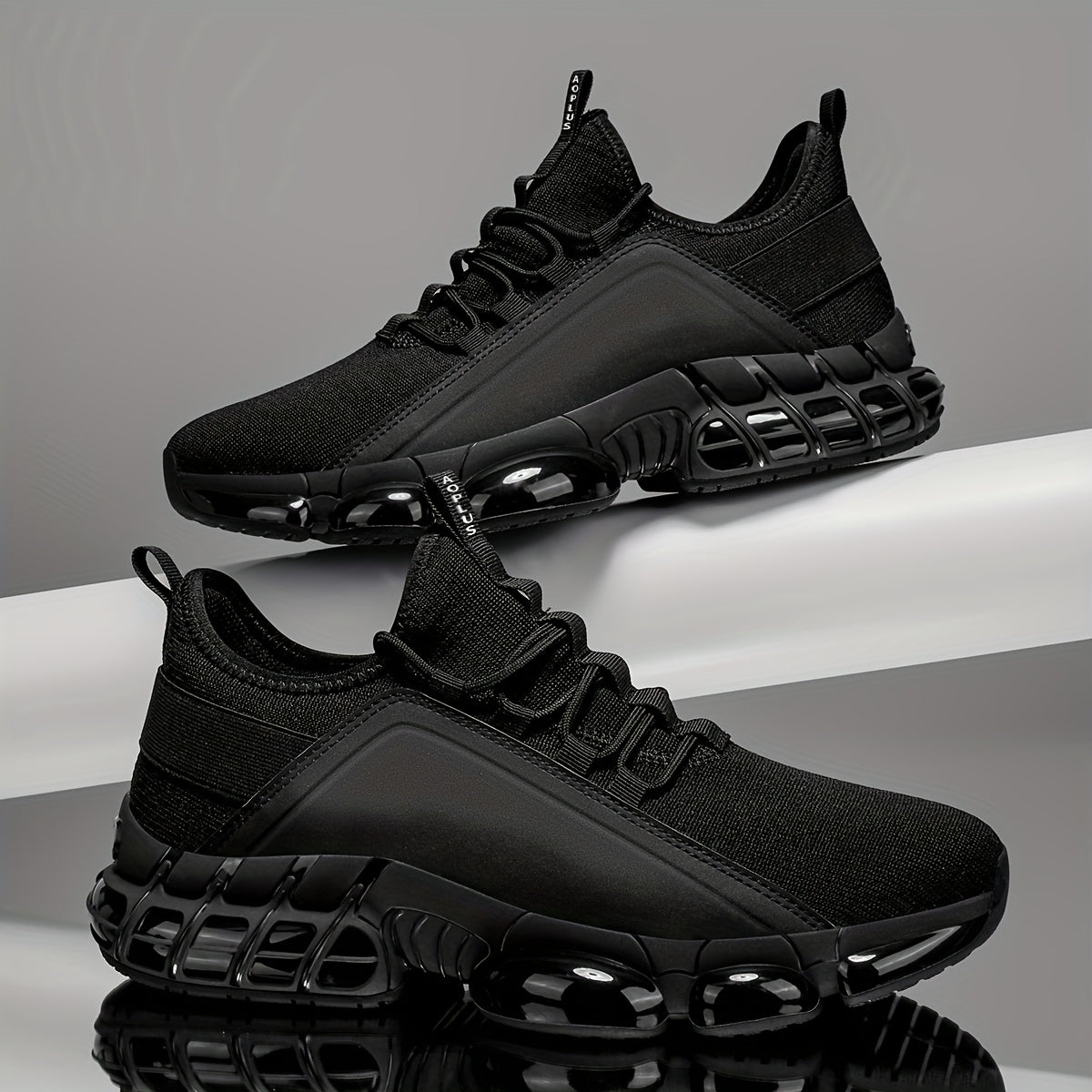 Men's Low-Top Sneakers - -Terrain Sneakers with Upper & Sole, Lace-Up Round Toe for Training,, Gym - - Outdoor Sports & Casual Wear Suitable for Men, Urban Style,