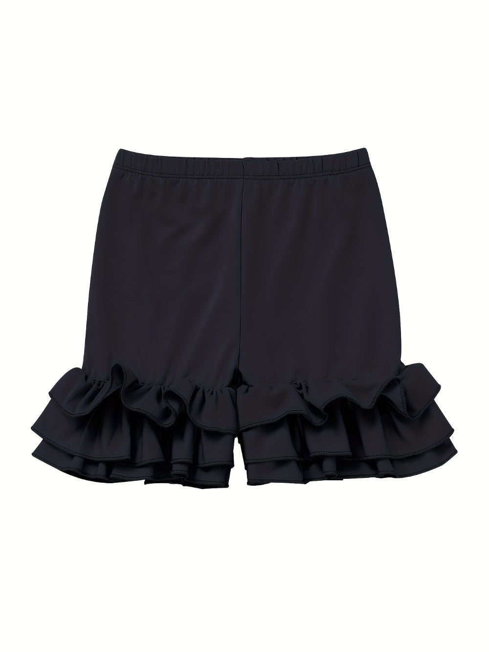 Girls' Solid Color Shorts - Summer 9189