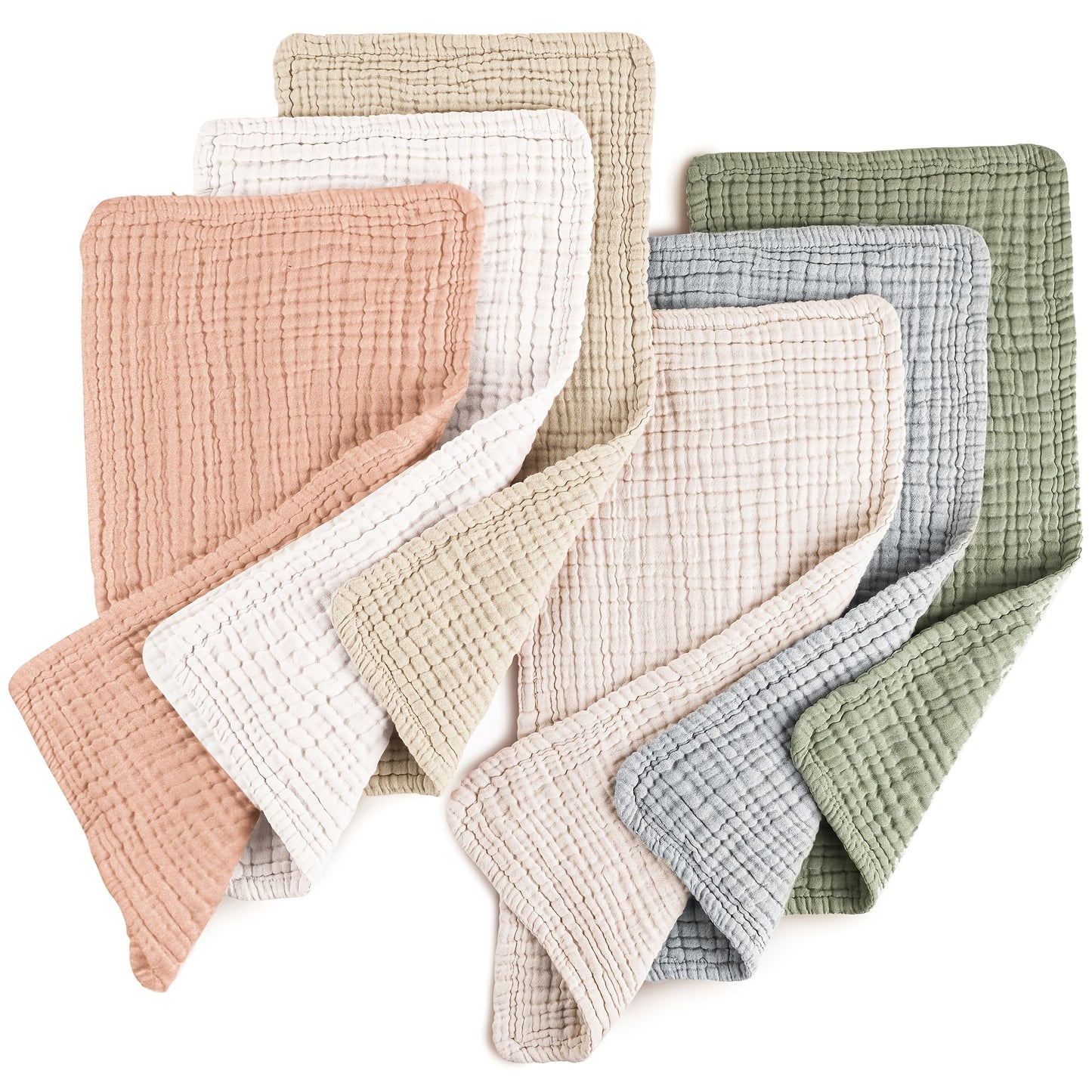 Burp Cloth - 6-pack Muslin Soft Cloths
