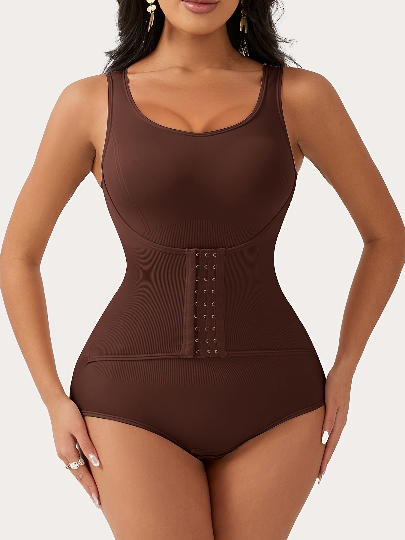 Bodysuit for Women with Firm Tummy Control - Features Include Seamless Butt Lifting, Snap Crotch, Body, And Postpartum Shapewear