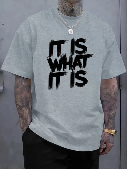 Men'S Red Pattern T-Shirt | Casual Short Sleeve Round Neck, Eye-catching Statement Print, All-Season Comfortable Machine Washable, Simple Fit Top, Plus Size
