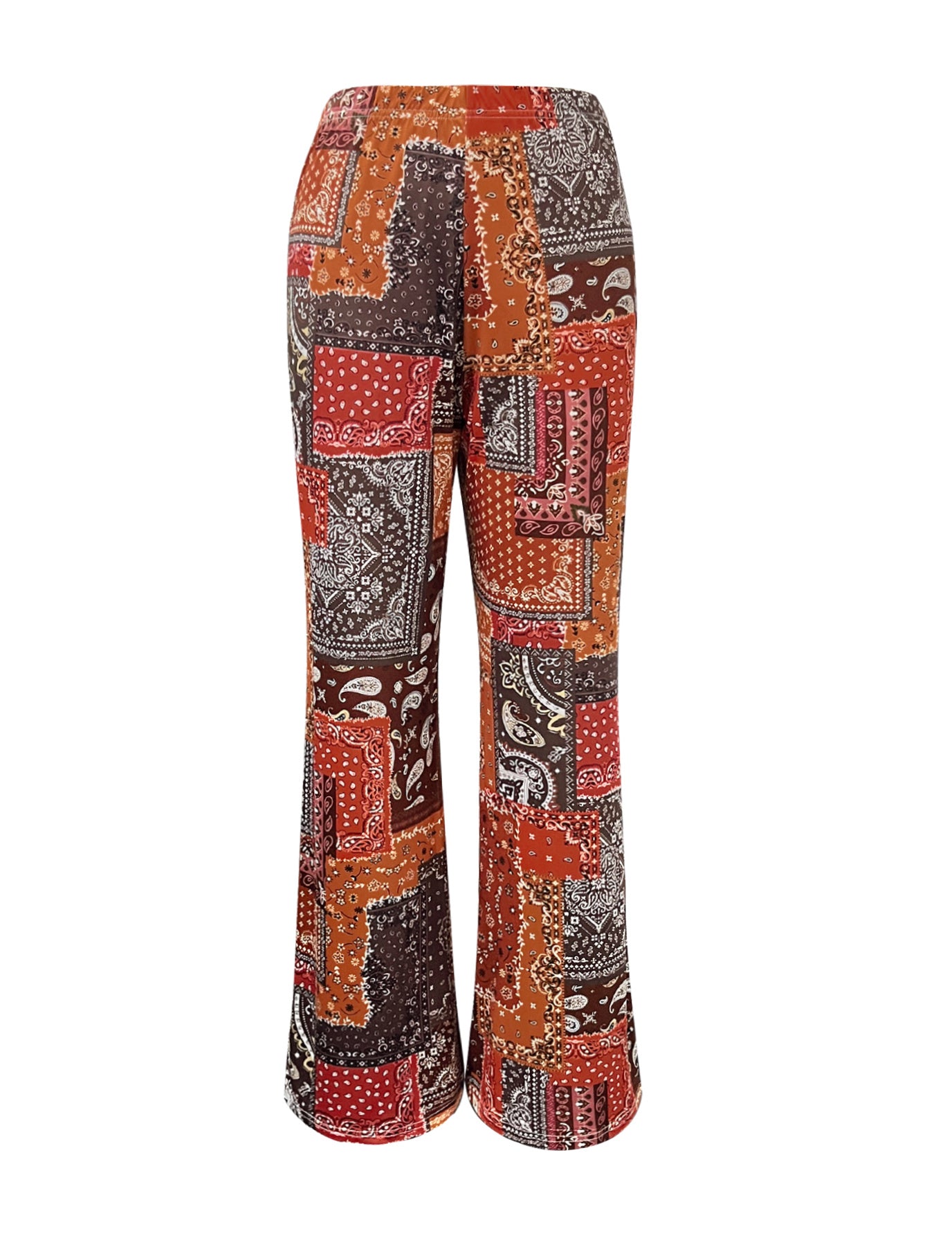Women'S Summer New Casual Small Floral Patchwork Cute Women'S Loose Long Pants