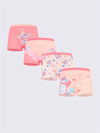 Girls' Boxer Briefs - 8-Pack Animal Print