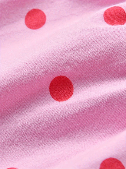 Kukitty Newborn Baby Girl Clothes Long Sleeve Giraffe Print Tops Dot Pants with Hat Infant Outfits Set, for Outdoor