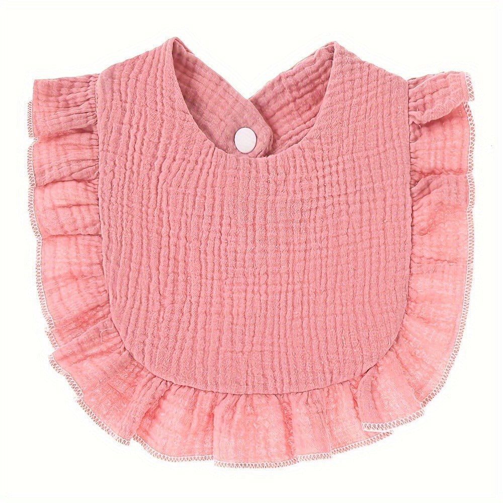 Baby Bib - 7-pack Adjustable Muslin Soft