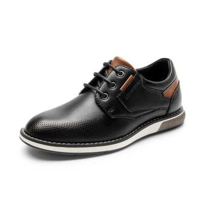 Boy's Lightweight & Anti-Slip Casual Dress Oxford Comfortable, Breathable and Durable Uniform Formal Fashion Sneaker Shoes