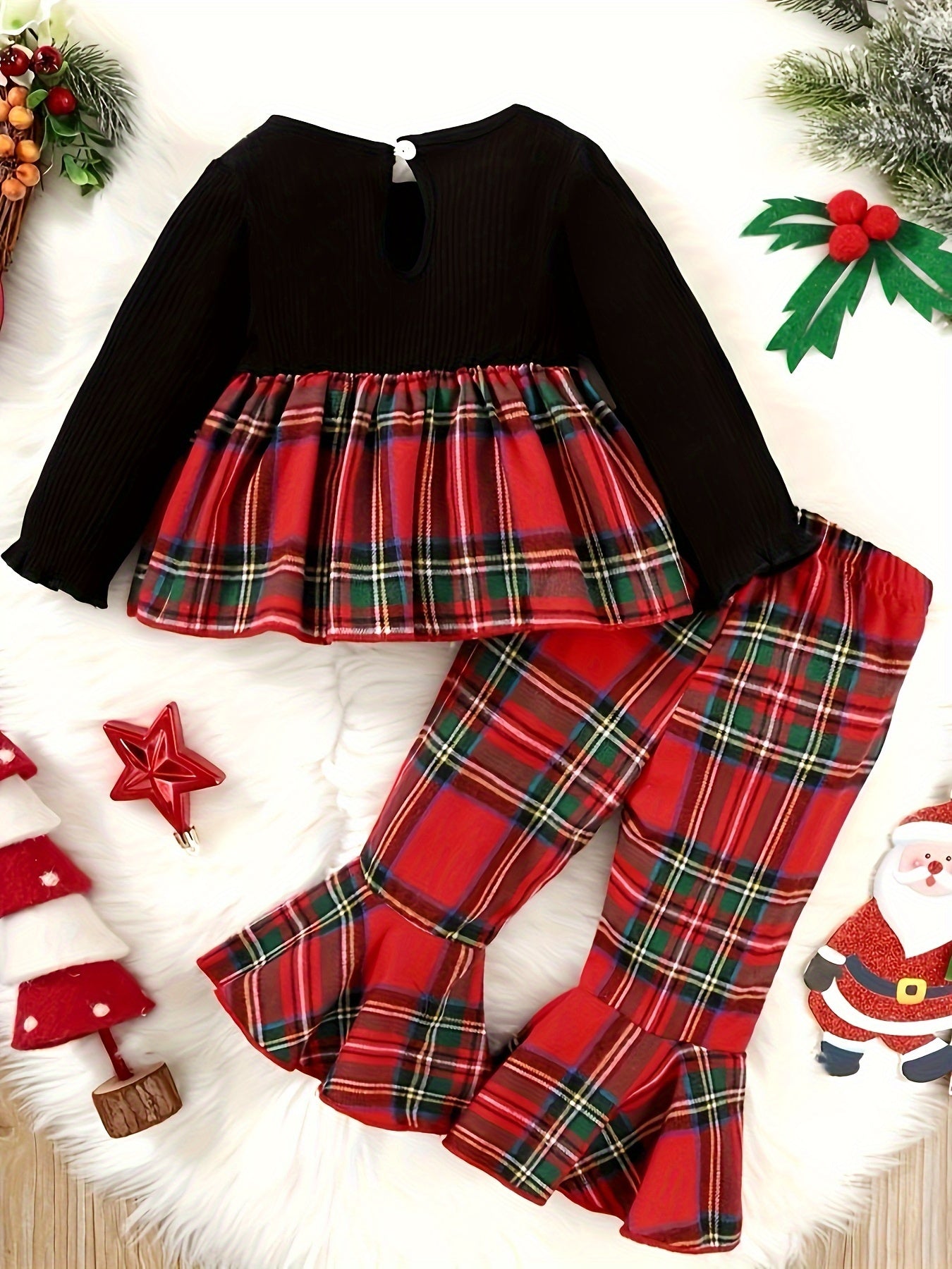Girls' Autumn And Winter Two-piece Set, New Children'S Spring And Autumn Fashionable Western-style Top, Winter Pants, Girls' Pants, Skirt Set, for Outdoor
