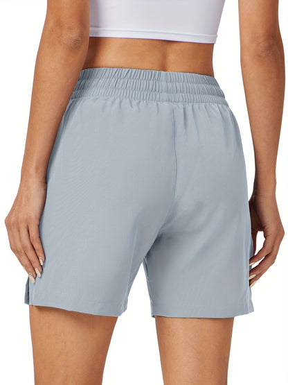3pcs 5" Womens Shorts Basic Shorts Lightweight Quick Dry Workout Shorts with Pockets