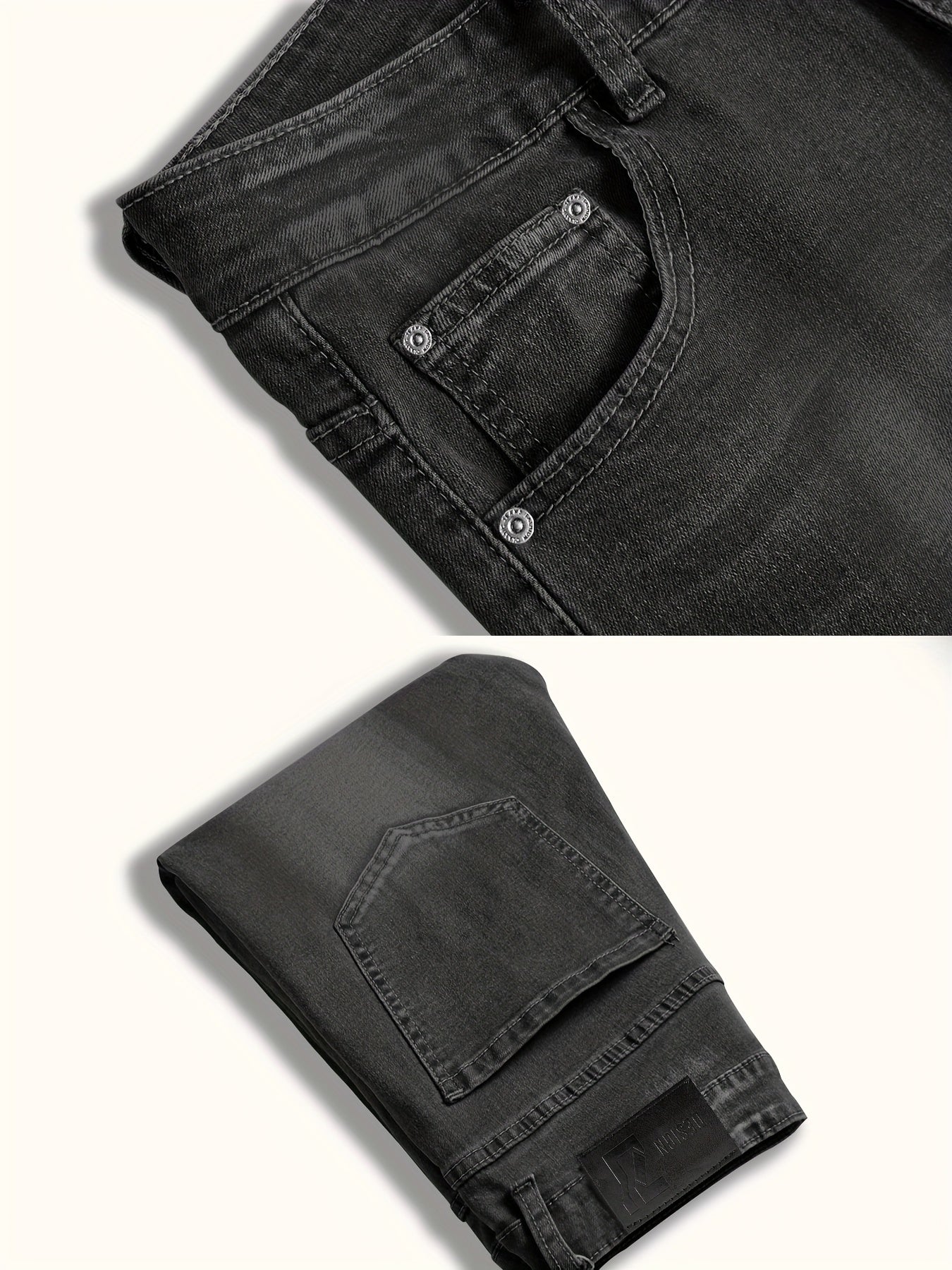 3-Pack Men's Slim Fit JeansClassic Versatile Stretch Denim, Year-Round Comfort