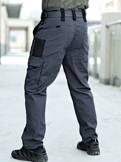 Men'S Tactical Cargo Pants - Quick-Dry Lightweight, Multi-Pocket Design, Regular Fit for Hiking, Camping, Outdoor Adventures (Belt Not Included), Hiking Pants, Adventure Clothing, Rugged Style, Scratchresistant Material, Utility Trousers