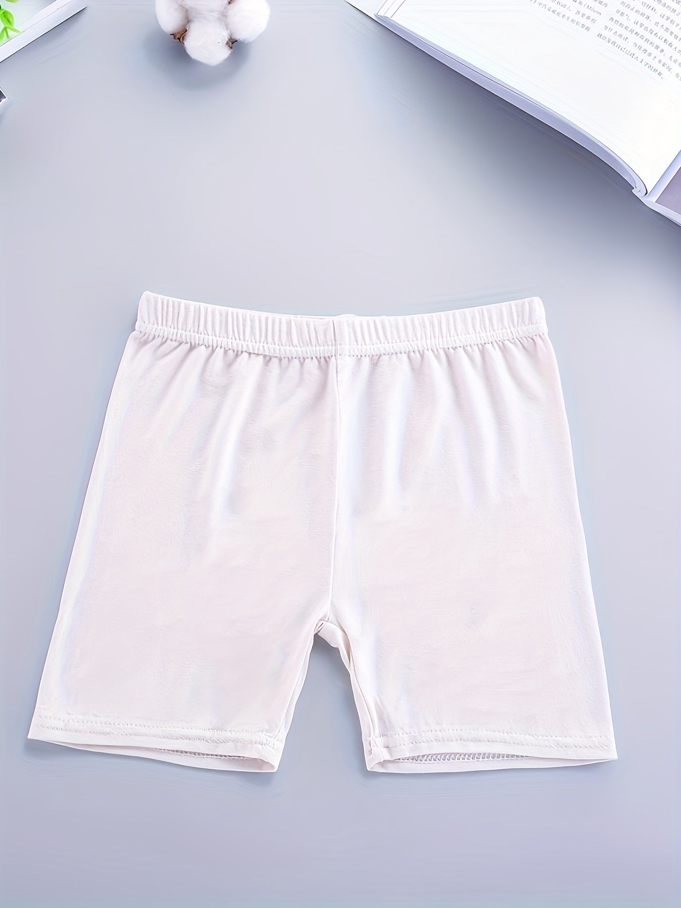 Random 8pcs Girls Dance Shorts Breathable Bike Shorts for Sports Play Underdress 2-12Y