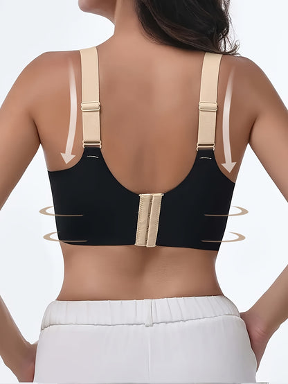 8pcs Set Of Women's High-intensity Sports Bra - Shock-absorbing, Anti Sagging Lining Design, Breathable Elastic Sports Top