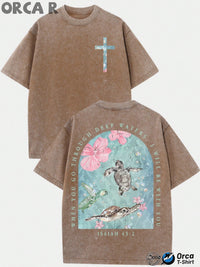Washed cotton brown