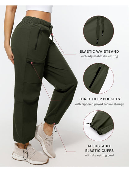 [Three Color To Choose] 1Pc Women's Lightweight Joggers Pants Without Drawstring Running Sweatpants with Pockets for Women Lounge Travel