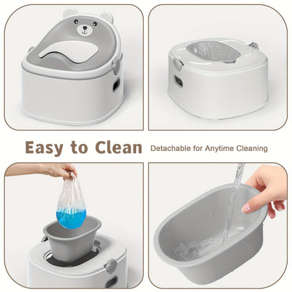 3-in-1 Potty Training Toilet - Seat and Step Stool