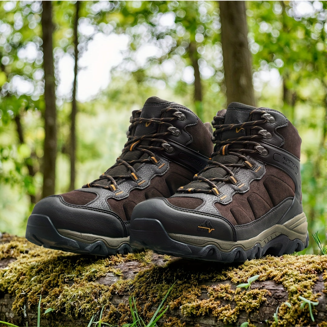 Men'S Hiking Boots Outdoor Mid Trekking Backpacking Mountaineering Shoes