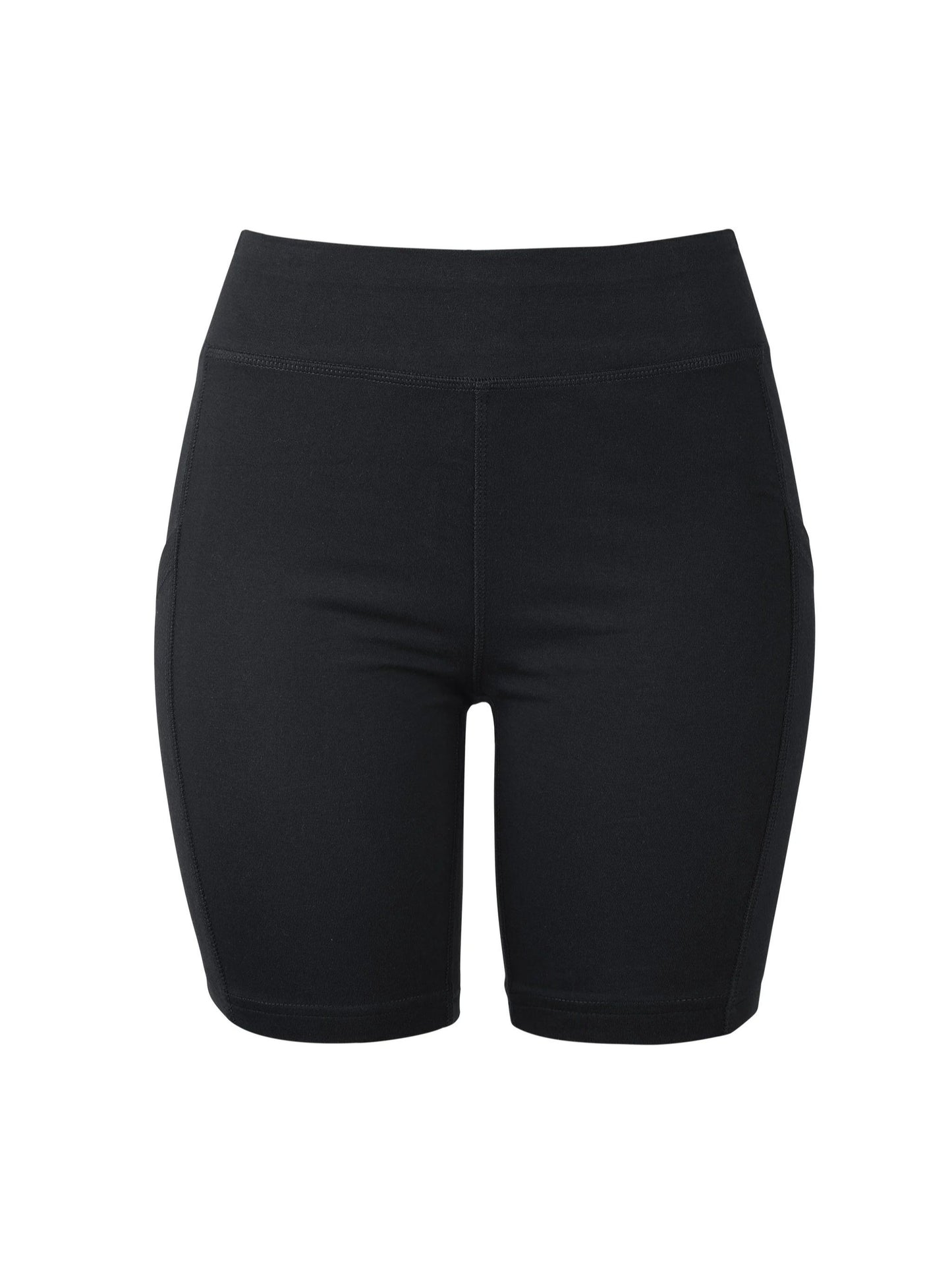 LADIES COTTON 15 INCH OUTSEAM SHORTS WITH POCKETS