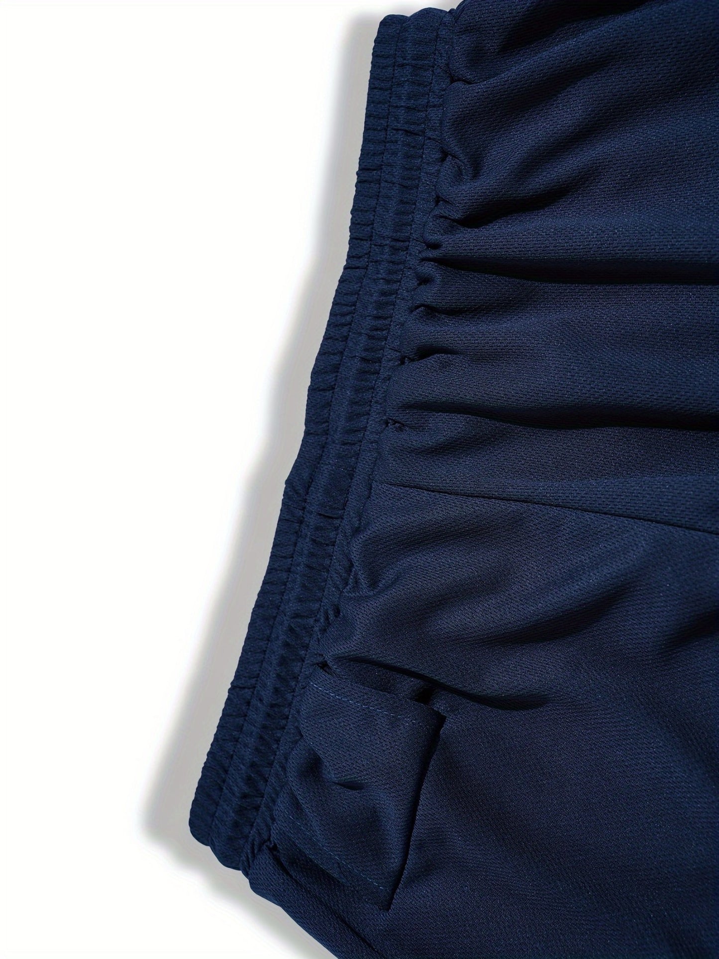 5pcs High Stretch Sports Shorts 5pcs Men'S 2-in-1 Double Layer Shorts With Inner Pocket, High Stretch Sports Shorts For Summer Gym Workout Training