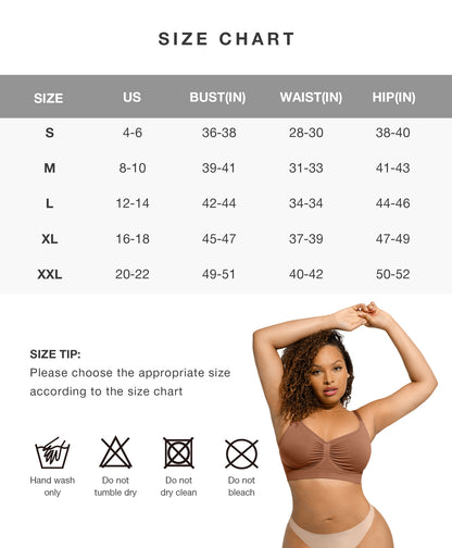 Women's Wireless Push Up Bra Stretch Comfort Bralettes No Underwire Bra Tshirt Bras Sports Bra