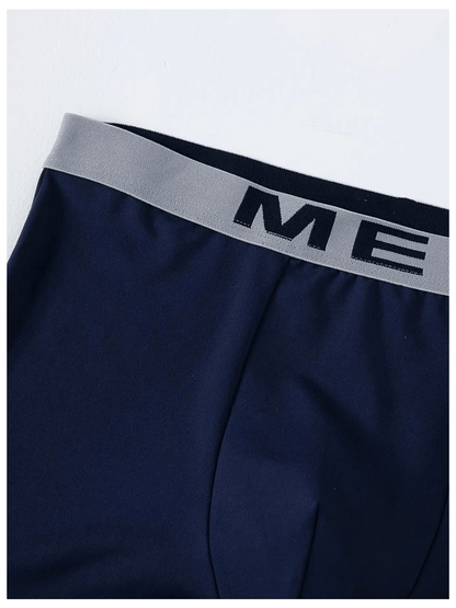 10pieces Set Of Men's Breathable Boxer Underwear - Comfortable And Stretchy, Solid Color, Casual Sports Underwear Random Color