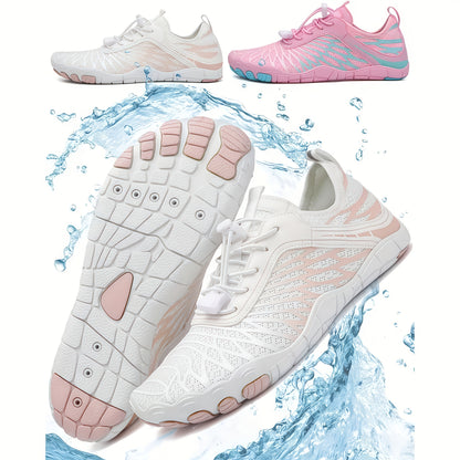 Outdoor Barefoot Shoes for Women Trail Running Breathable & Wide Toe Barefoot Footwear Sneakers, Women Shoes, White Shoes