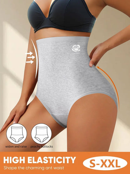 4pcs Women'S High Waist Tummy Control Shapewear - Seamless Body Shaper with Breathable Invisible Under Clothes, No Rolling Waistband | Ideal for Office, Travel & Yoga | Purple, Beige, Black, Light Blue | Perfect for Dresses, Jeans & Postpartum, Tummy Cont